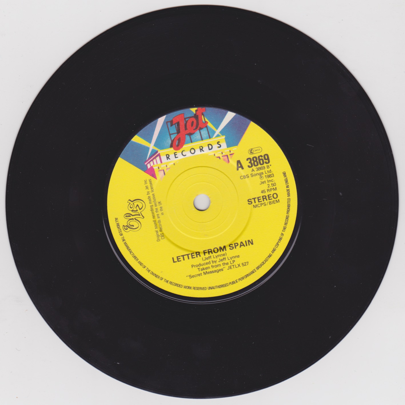 Electric Light Orchestra Four little diamonds 7 inch
